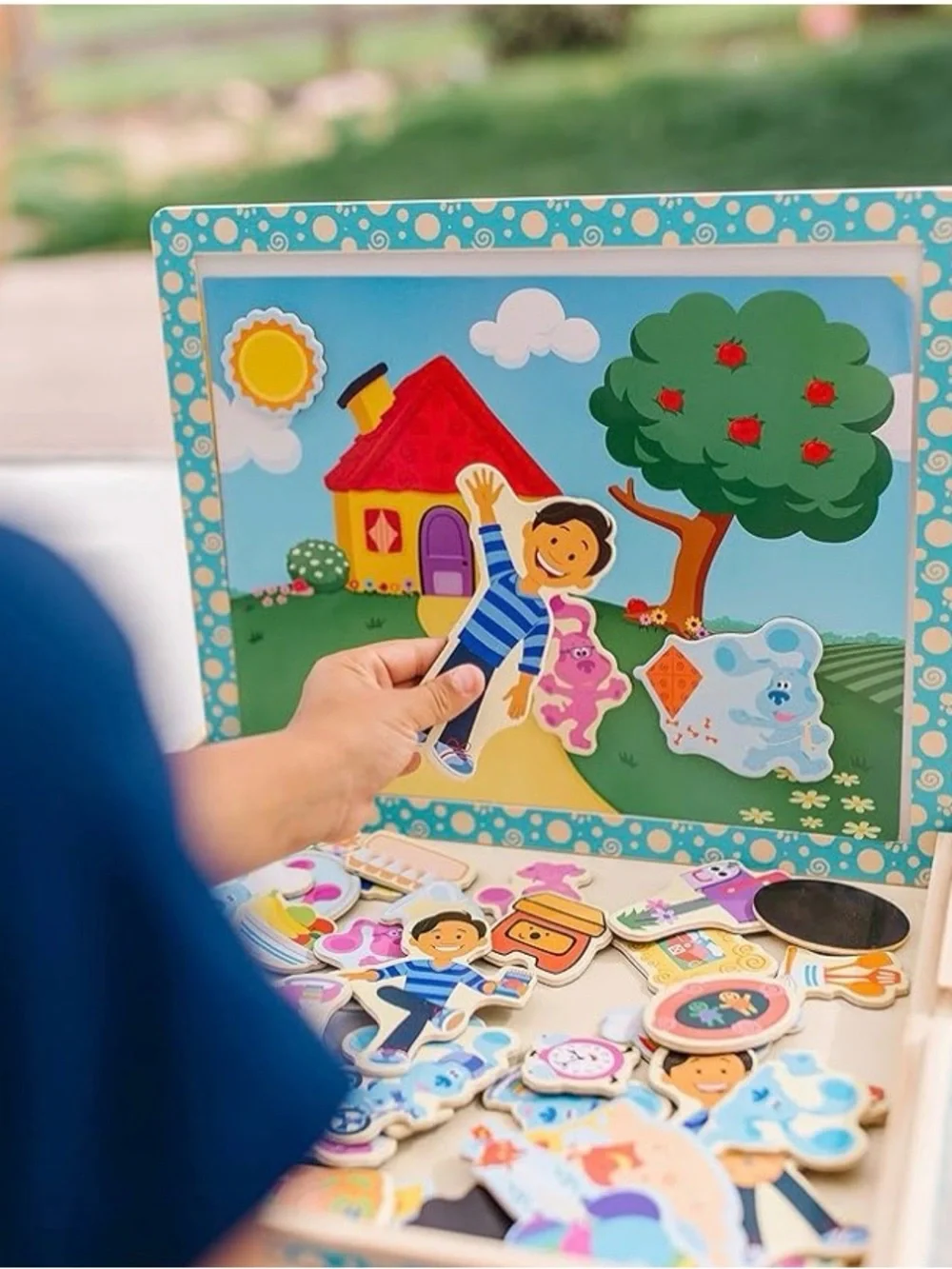 Melissa & Doug Blue's Clues & You! Wooden Magnetic Picture Game - NWT